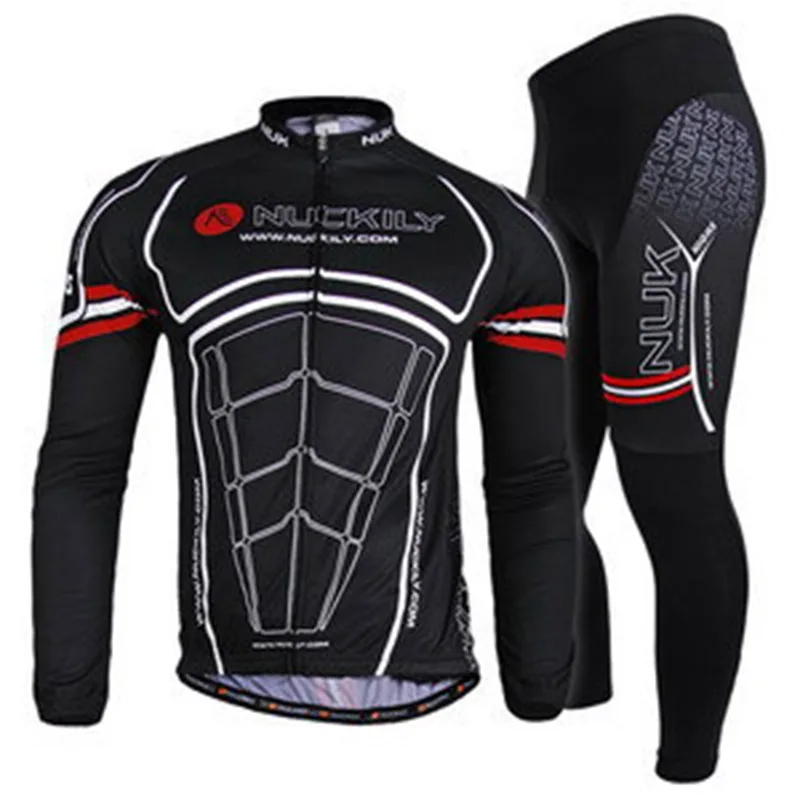 

Long Sleeve Cycling Jersey Breathable 3D Gel Pad Pants Roupa Ciclismo