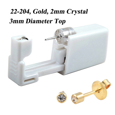 Disposable No Pain Safe Sterile Ear Stud Cartilage Tragus Helix Unit Kit Nose Piercing Stud Tool Fashion Jewelry 20g