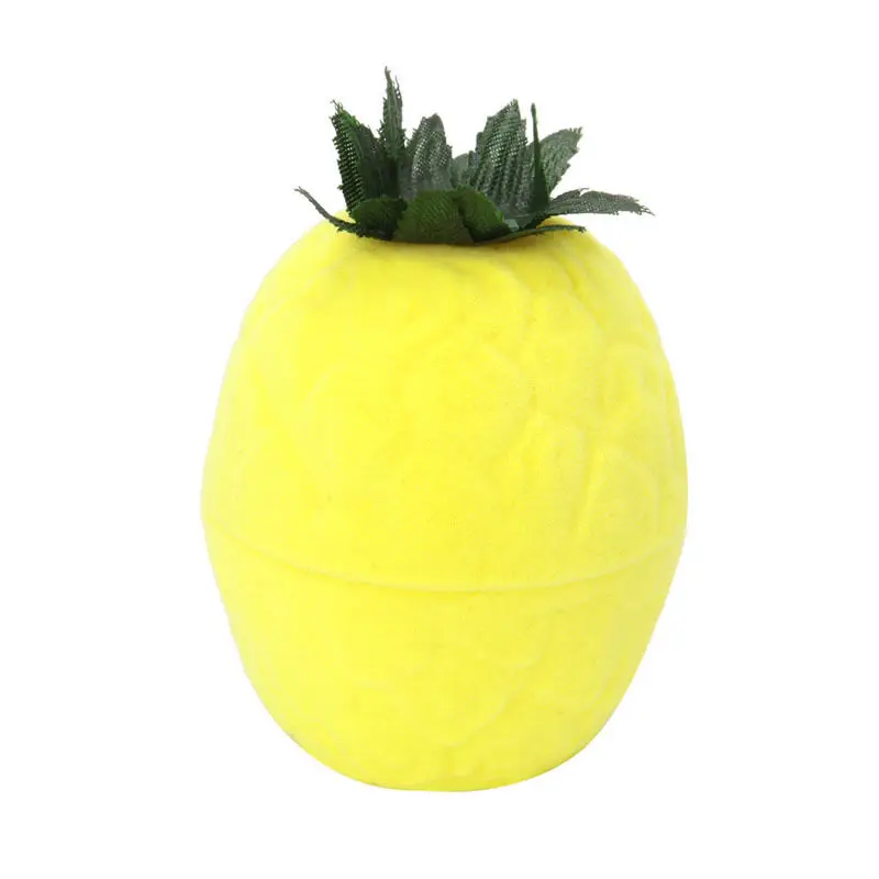 

Chic Pineapple Earring Ring Ear Stud Jewellery Storage Box Case Holder Container