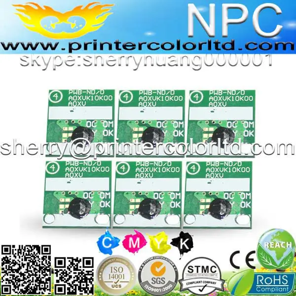 

chip for KonicaMinolta  C-554 E for Olivetti Colour MF452-Plus for Konica 321-Y low YIELD  digital copier chips free shipping