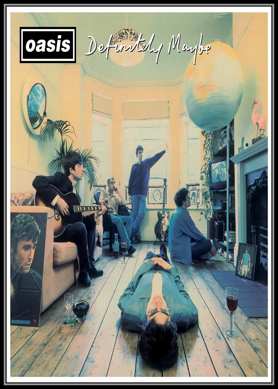 

Oasis rock music vintage retro posters retro nostalgia Coated paper posters decorative painting wall stickers buy 3 get 4 art