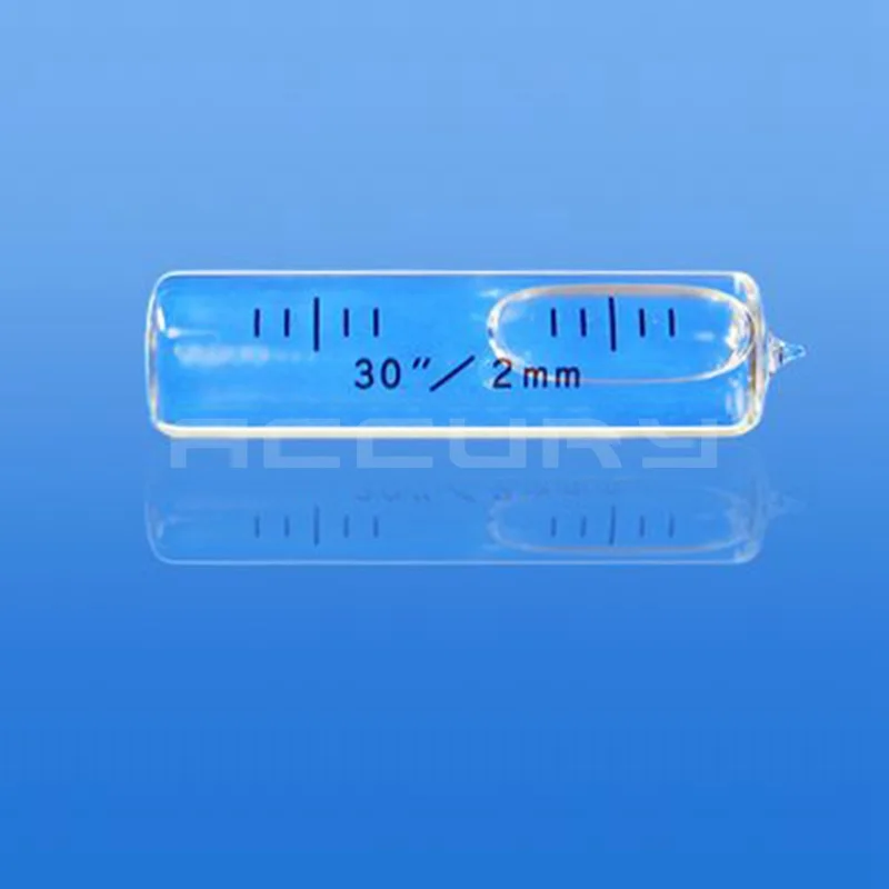 High Precision spirit level 30"/2mm 12*46mm Glass Tube Level bubble