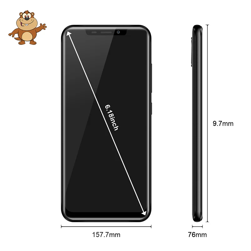 Оригинальный OUKITEL C12 Pro 6 18 &quot19:9 Android 8 1 мобильный телефон MT6739 4 ядра 2G Оперативная