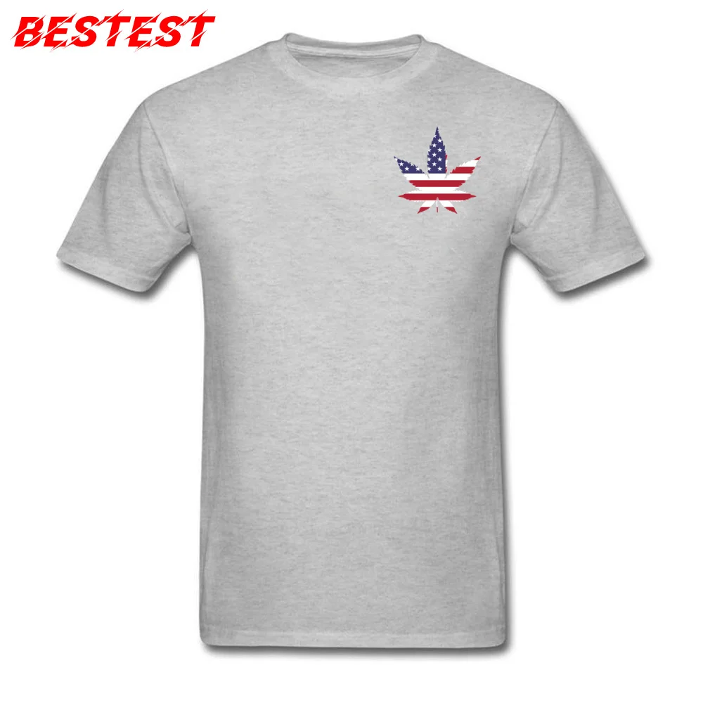 Best Novelty T shirt Men Grey T Shirts Leave Flag Print Clothes Custom Logo Tops America Rebel Hip Hop Tees US Flag Tshirt Cotton