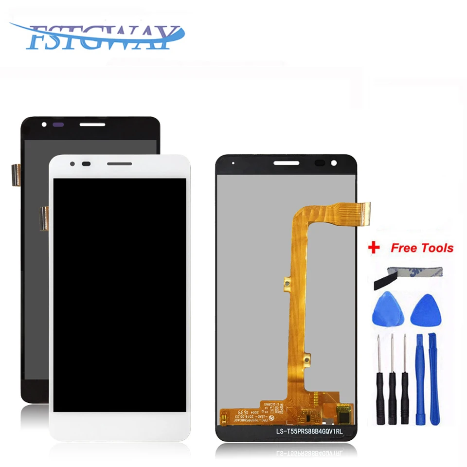 

5.5 inch For Wileyfox Spark X LCD Display+Touch Screen Digitizer assembly smart phone Replacement Accessories + Free Tools