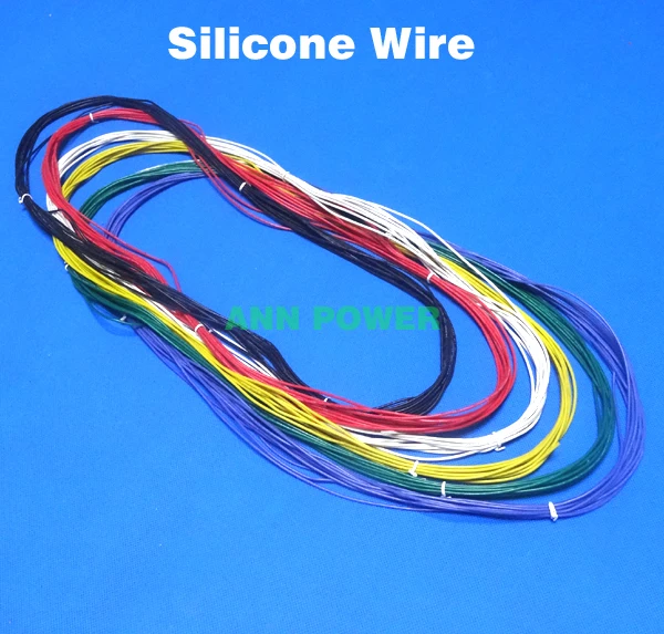 Бесплатная доставка 26AWG силиконовый провод 26 AWG # проводник из силикагеля 30/0.08 AWG26