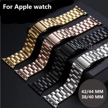 

10pcs Replacement Stainless Steel Watchband for iWatch Series 1 2 3 4 Metal Wrist Strap for Apple Watch 38mm 42mm 40mm 44mm