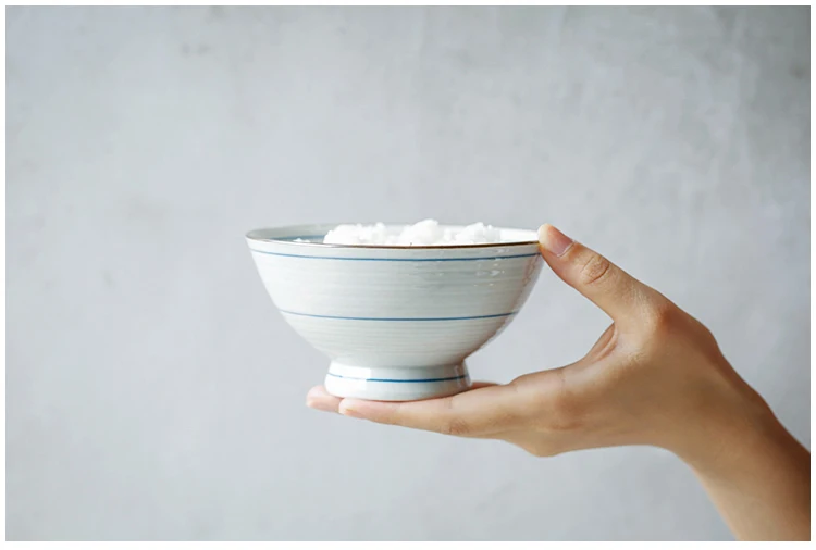 1 шт. в японском стиле керамическая обеденная чаша цветная роспись фарфоровая чашка для риса десертная чаша посуда 5 дюймов