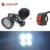 Alconstar-Moto Impermeabile LED Del Faro Della Lampada Specchietto retrovisore di Guida di Montaggio Luce di Motocross Pit Bike ATV UTV CBR600 CRF230