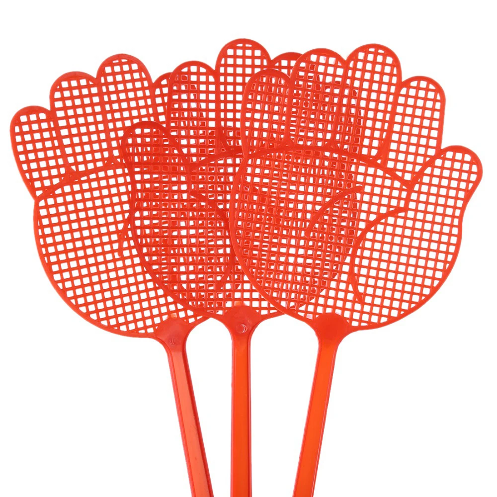 1 шт. летняя Горячая пластиковая ручная мухи комары Swatter ракетка-электромухобойка средство от насекомых домашних жуков Zappers борьба с вредителями мухобойка