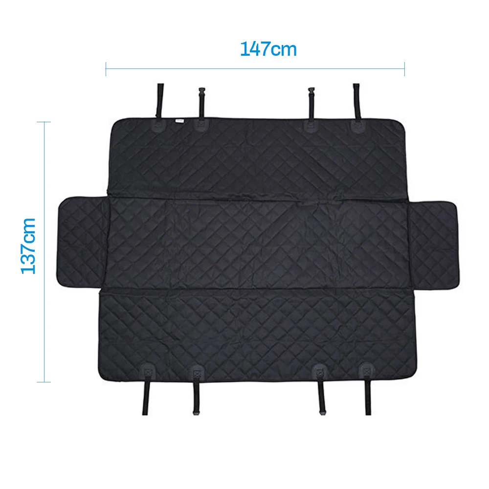 Pet Dog Car Seat Cover Mats Hammock Protector With Safety Belt Cushion Protector Pets Dog Carriers Waterproof Rear Back