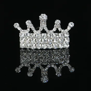 

New Rhinestone Crown tiara charm girls ladies hair barrette pets headwear ornament accessory 6pcs lot free shipping