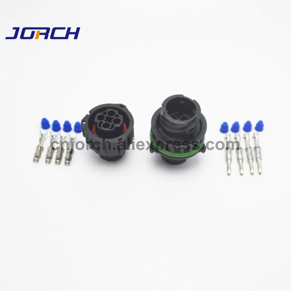 5 комплектов Tyco 4Pin круглый HOWO A7 одометр датчик скорости штекер и гнездо