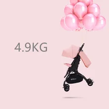 4.9Kg Lightweight Baby Stroller High Landscape Four-wheel Trolley Traveling Pram for Newborns Folding Portable Baby Stroller 4.9Kg Lightweight Baby Stroller High Landscape Four-wheel Trolley Traveling Pram for Newborns Folding Portable Baby Stroller