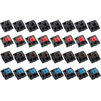 

Elisona 8pcs 3 Pin KeyCaps Mechanical Keyboard Switches for Cherry MX Switches Keyboard Replacement Tester Kit Testing Tool