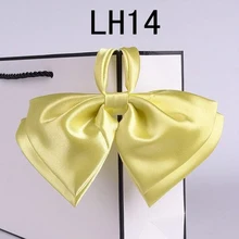 Горячая формальная Коммерческая бабочка-бабочка галстук модный галстук бабочка сплошной желтый Свадебный галстук-бабочка для женщин формальный бизнес