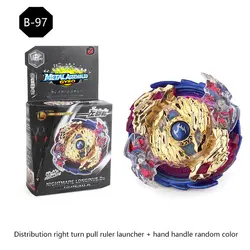 Beyblade взрыв с линейкой Launcher B97 гироскопические игрушки для детей золота кошмар Святой сплава собраны битва гироскопов 35