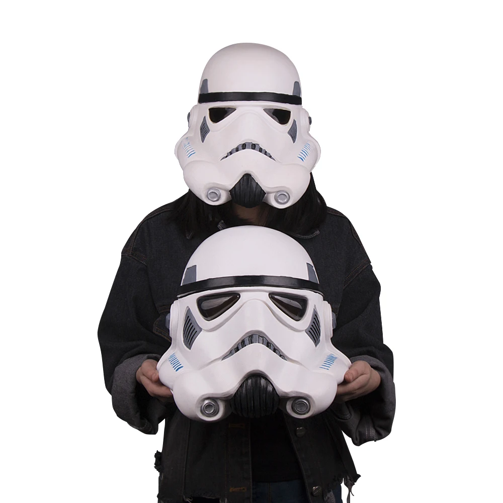 

Cosplay Star Wars Mask Stormtrooper Latex Mask Soft Helmet Halloween Mask New