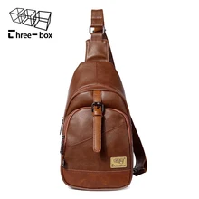 Высококачественная брендовая одежда Для мужчин сумка Мода ретро Дизайн Для мужчин груди телефона груди пакет Повседневное Путешествие Мужской молнии Crossbody сумка