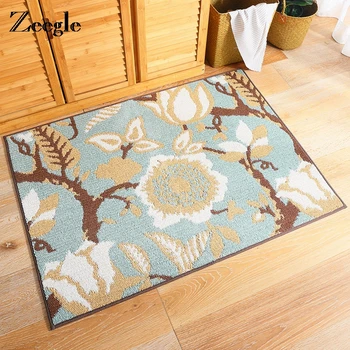 

Zeegle European Style Polyester Mat Kitchen Bathroom Non-slip Wear-resistant Door Mat Entrance Carpet t Corridor Mats Home Decor