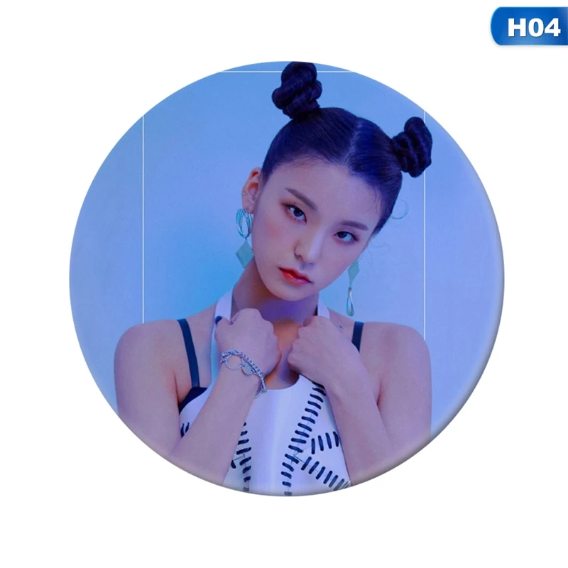 Новая мода KPOP корейский ITZY Мини альбом IT'z разные 58 мм круглые значки и броши для одежды шляпа рюкзак - Окраска металла: H04