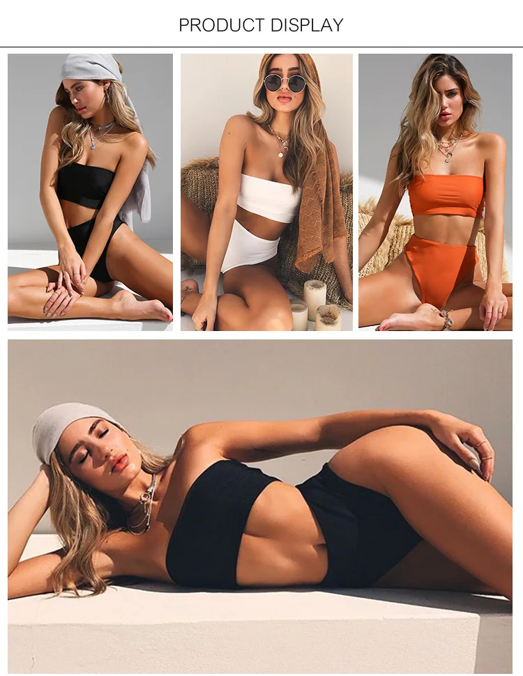 Solid-Tube-top-High-waist-Two-piece-swimsuit_01