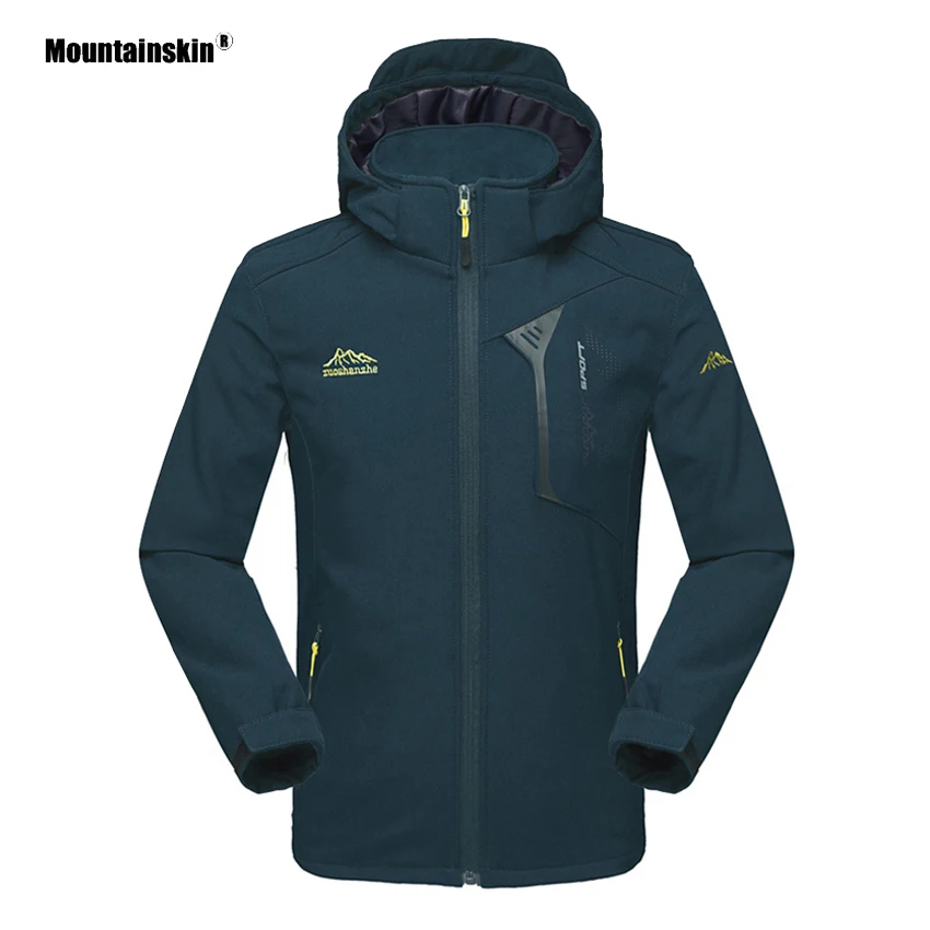 Comprar Chaquetas de piel de montaña para hombre Oudoor Softshell chaquetas primavera otoño senderismo al aire libre escalada Camping Trekking cortavientos abrigos masculinos VA381