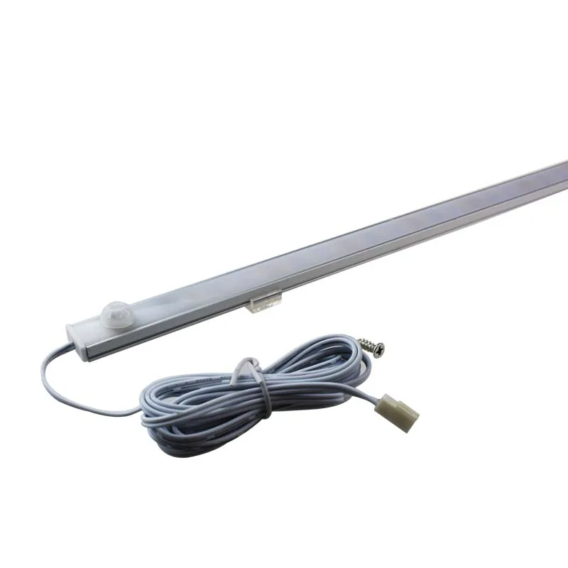 

50cm DC12V Body LED Tube PIR motion sensor light 12V Led kitchen lamp under cabinet lights detector wall closet wardrobe