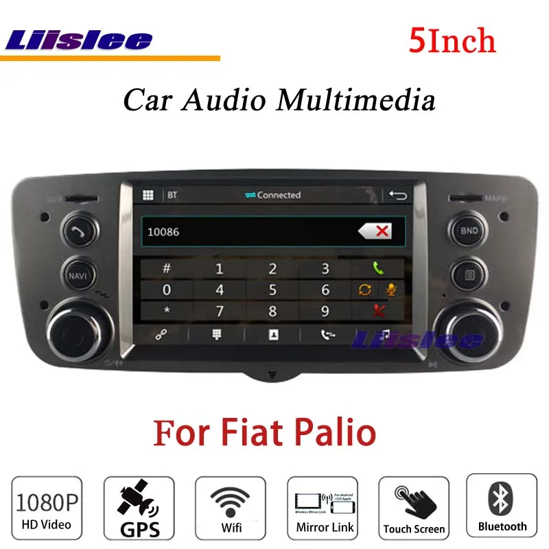 Top Liislee For Fiat Palio Stereo Radio Audio Radio CD DVD Player BT Wifi GPS MAP NAV Navigation 1080P System Original NAVI Design 1
