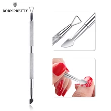 Нержавеющая сталь инструмент для снятия гель-лака с ногтей инструмент ручка со штангой кутикулы толкатель лак Очиститель ногтей Уход за ногами