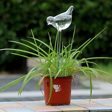 Glass garden tools- watering cans -automatic water cans in bird shape 2pcs/lot freeshipping