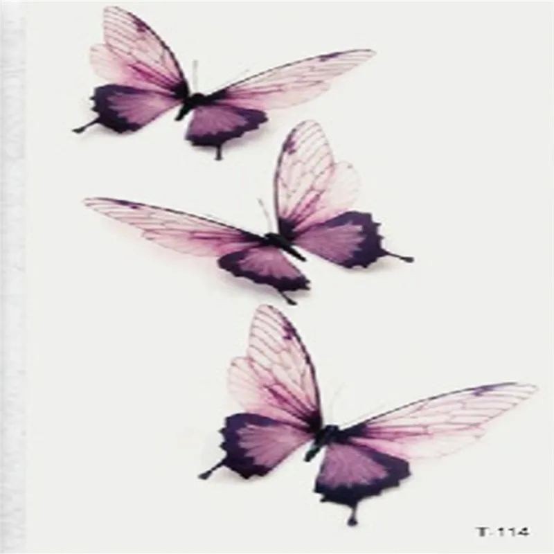 

New 1pc Waterproof Butterfly Temporary Tattoo Stickers Body Art Tattoo A23 AP23
