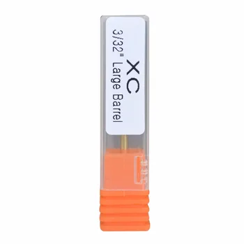 

1 Pc YG8 Tungsten Steel XC Size 3/32" Large Barrel Gold Plated Nail Drill Bit Grinding Head Tool For Nail Art Drill Machine