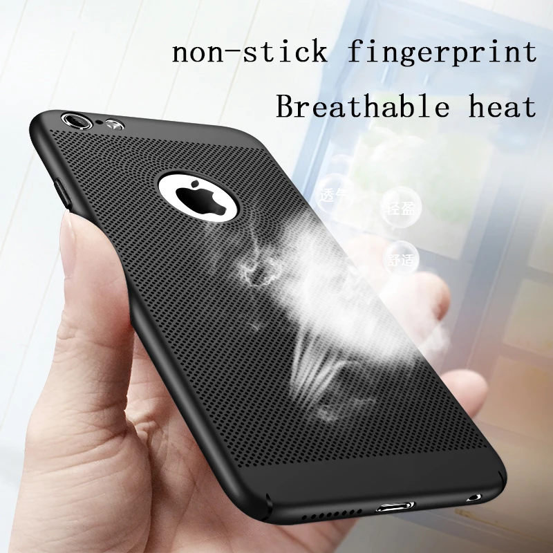 

for Apple 6 mobile phone case for iPhone6plus set 6s new ultra-thin 6splus heat matte silicone hard shell male and female models