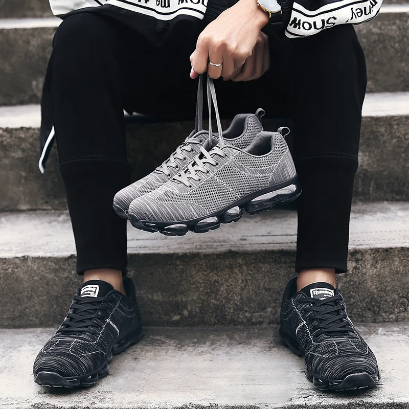 

ONKE Women Running Shoes Air Cushion Men Mesh Trainers knitting Tennis Sports Sneakers Outdoor Travel Walking Jogging Footwear