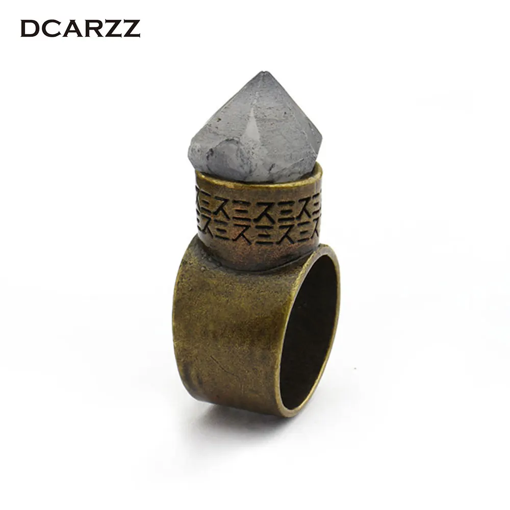 Звездные войны СНУК кольцо с натуральным камнем, обсидиан из катакомб под Дартом Вейдером Snoke кольцо для мужчин кинофанатов