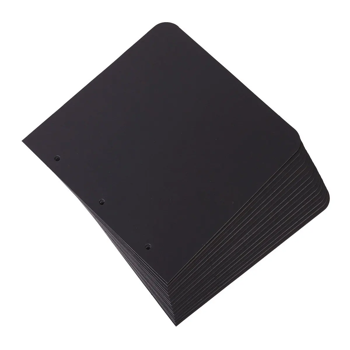 15 Pieces Black Scrapbook Paper for Scrapbook Album Refill Pages 8x8