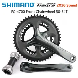 Shimano Tiagra 4700 10 Скорость 170 мм/172,5 мм 50-34 Т Шатунов дороги велосипед рукоятку с RS500 каретка
