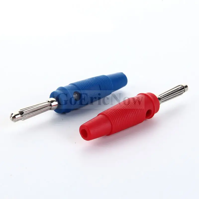 20 pcs Nickel plating 4mm Solderless Side Stackable Banana Plug-in