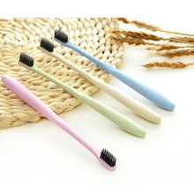 1 шт. зубная щетка из мягкой щетиной, Экологичная деревянная зубная щетка, цветная зубная щетка, зубная щетка для глубокой чистки, личная щетка для ухода за зубами для взрослых