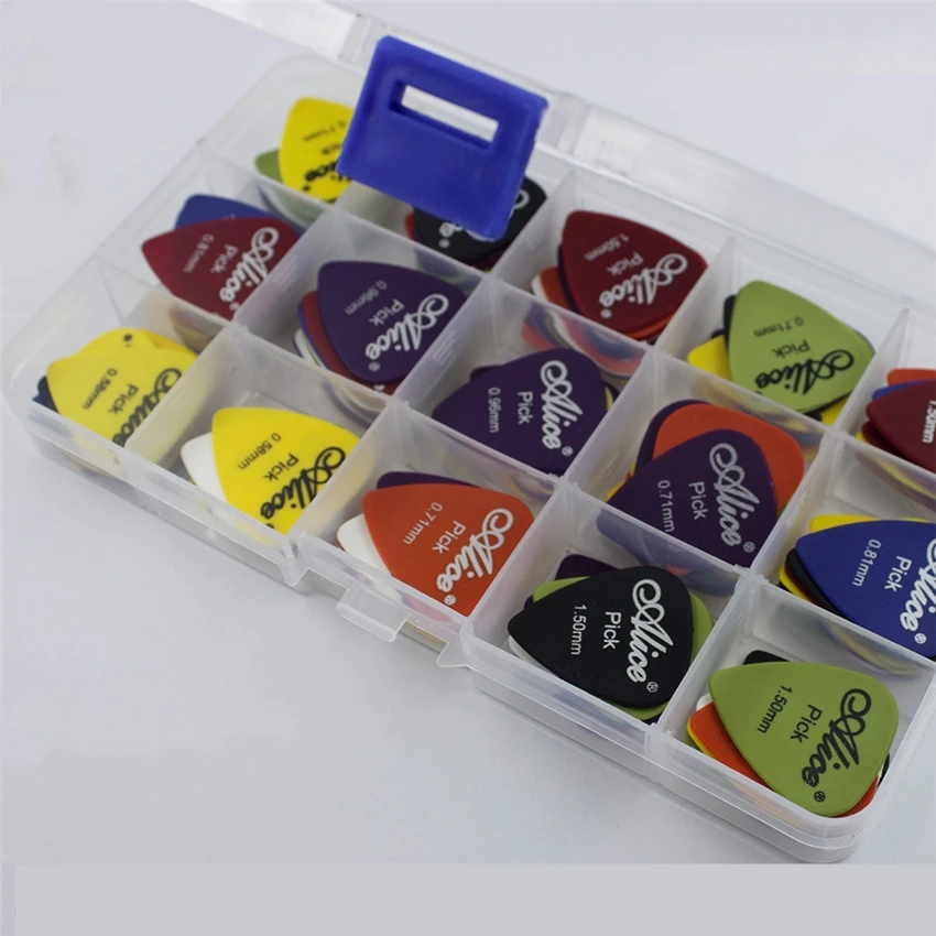 50 шт. гитара Alice Picks 1 коробка чехол акустическая бас Pic Plectrum медиатор музыкальный