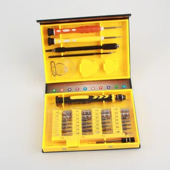 

10 set 38 in 1 Multi Repair Tool Box Magnetic Opening Tools Kit Screwdriver for Cell Phones for iPhone 6 Plus 5S Notebook MP3