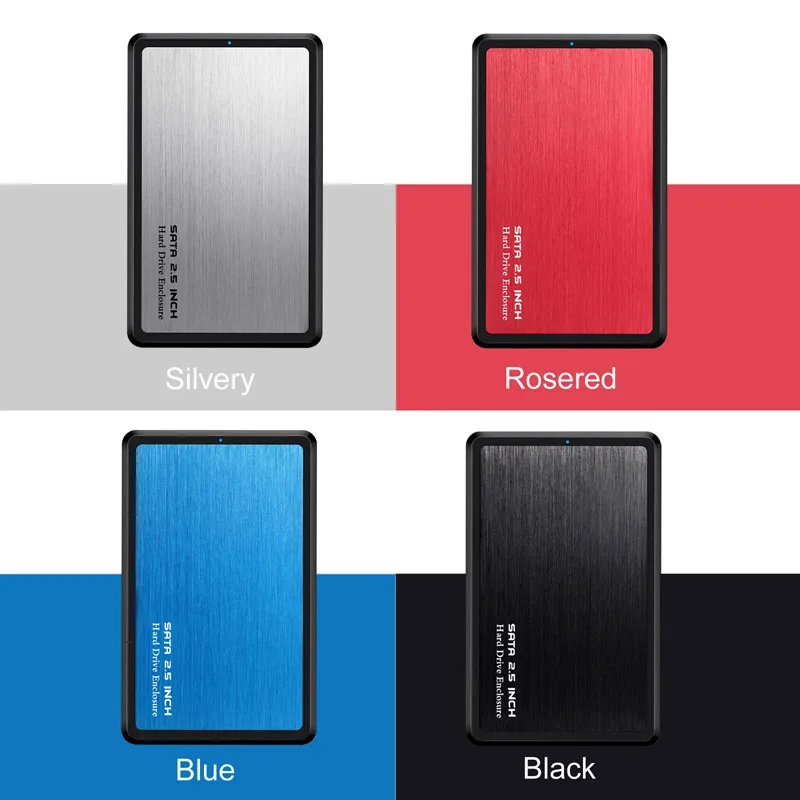 Чехол для жесткого диска 2 5 дюйма USB 3 0 Sata 6 ТБ протокол UASP алюминиевый корпус и АБС
