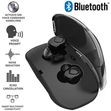 Наушники-вкладыши TWS беспроводные наушники Bluetooth гарнитура X18 беспроводные наушники громкой связи спортивные наушники с зарядным устройством