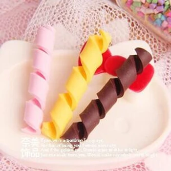 

Jewelry Materials For DIY Decoartion 50pcs 5*32mm Lovely Polymer Fimo Clay