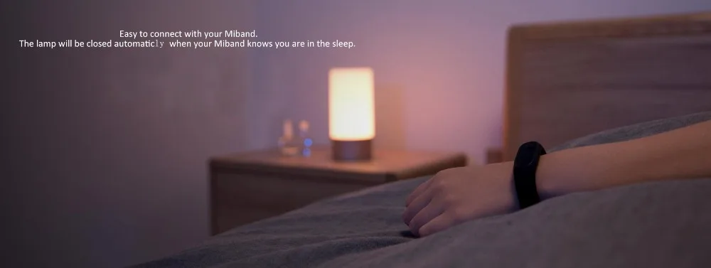 Xiaomi Mijia Yee светильник светодиодный прикроватный Светильник Настольный умный внутренний светильник 16 миллионов сенсорный пульт дистанционного управления Bluetooth Wifi ночной Светильник