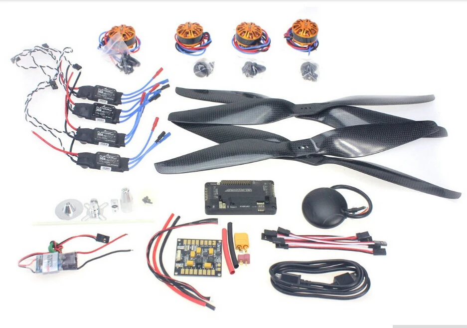 

F15276-D DIY Spare kit : Motor + ESC + Props + APM2.8 + GPS for 650 4-Aix RC Drone Quadcopter Hexacopter Multi-Rotor Aircraft