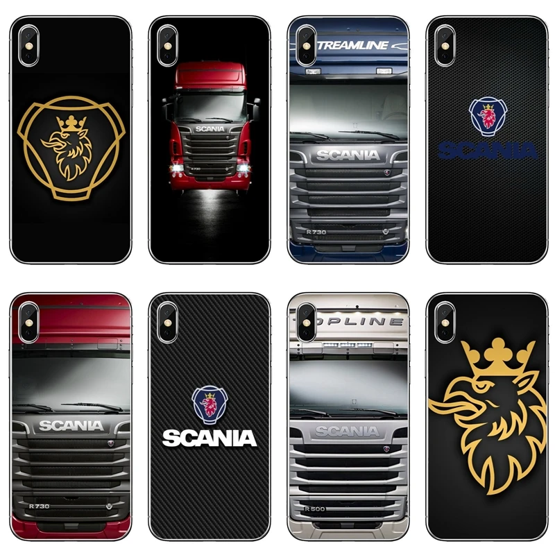 Чехол для телефона Scania с логотипом грузовика iPhone 8 7 6s 6 plus XR X XS Max SE 5s 5c 5 4s 4 iPod Touch