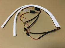 2 ШТ./ЛОТ Заводская Цена Высокая Яркость гибкая DRL СВЕТОДИОДНЫЙ Дневной режим Освещения Гибкие СВЕТОДИОДНЫЕ Ленты DRL Горки 2016 Фар