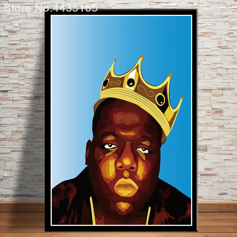 Известный B.I.G. Плакаты и принты Biggie Тупак Шакур 2pac художественные настенные